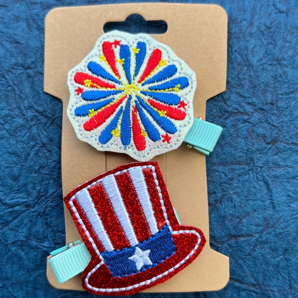 Brand New Firework Toddler Clips